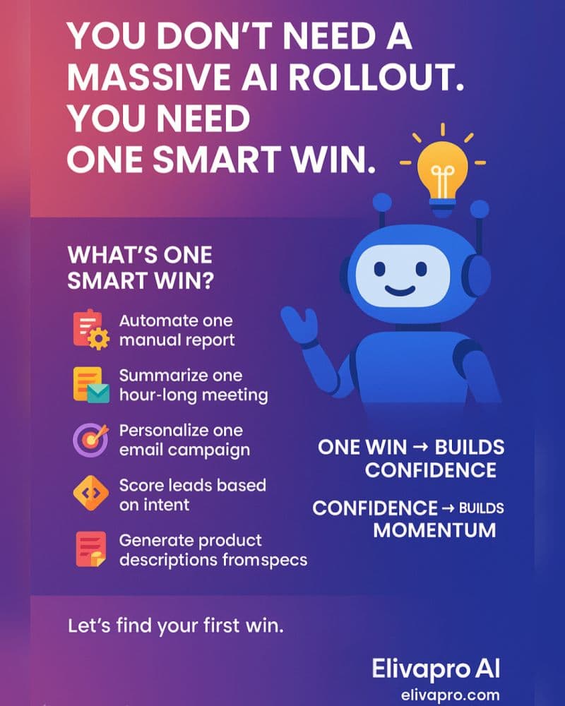 Small AI wins lead to big transformations